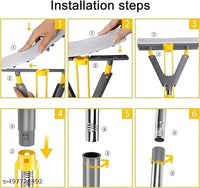 Multi-Purpose Foldable Floor Cleaning Squeeze Mop Wiper